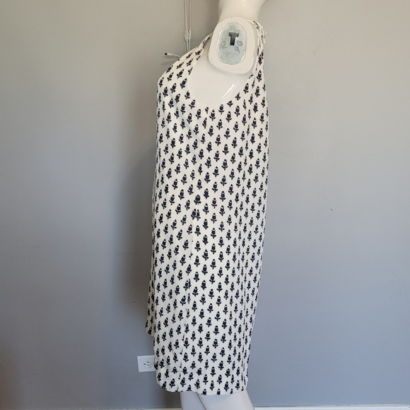 J Crew Silk Swoop Dress in Thistle Print, VGUC, Size 4 - Picture 5 of 9